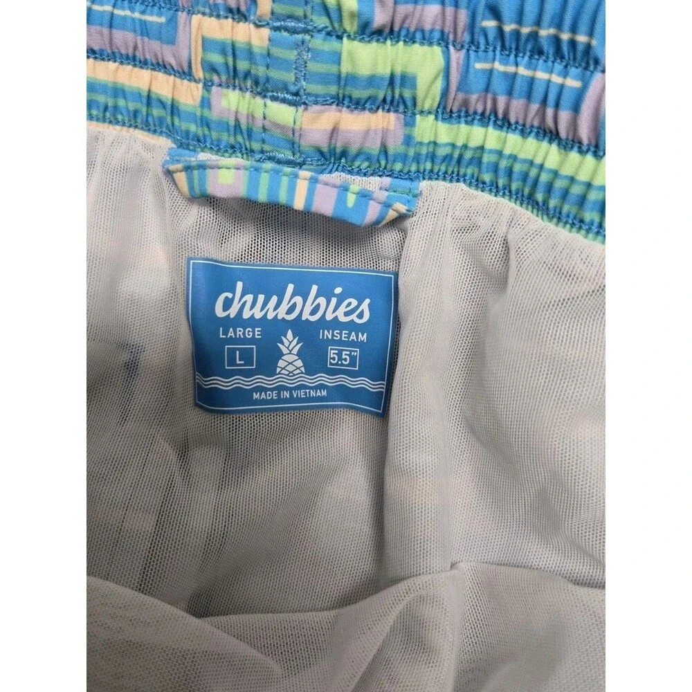 Chubbies Men’s Large Swim Trunks 5.5